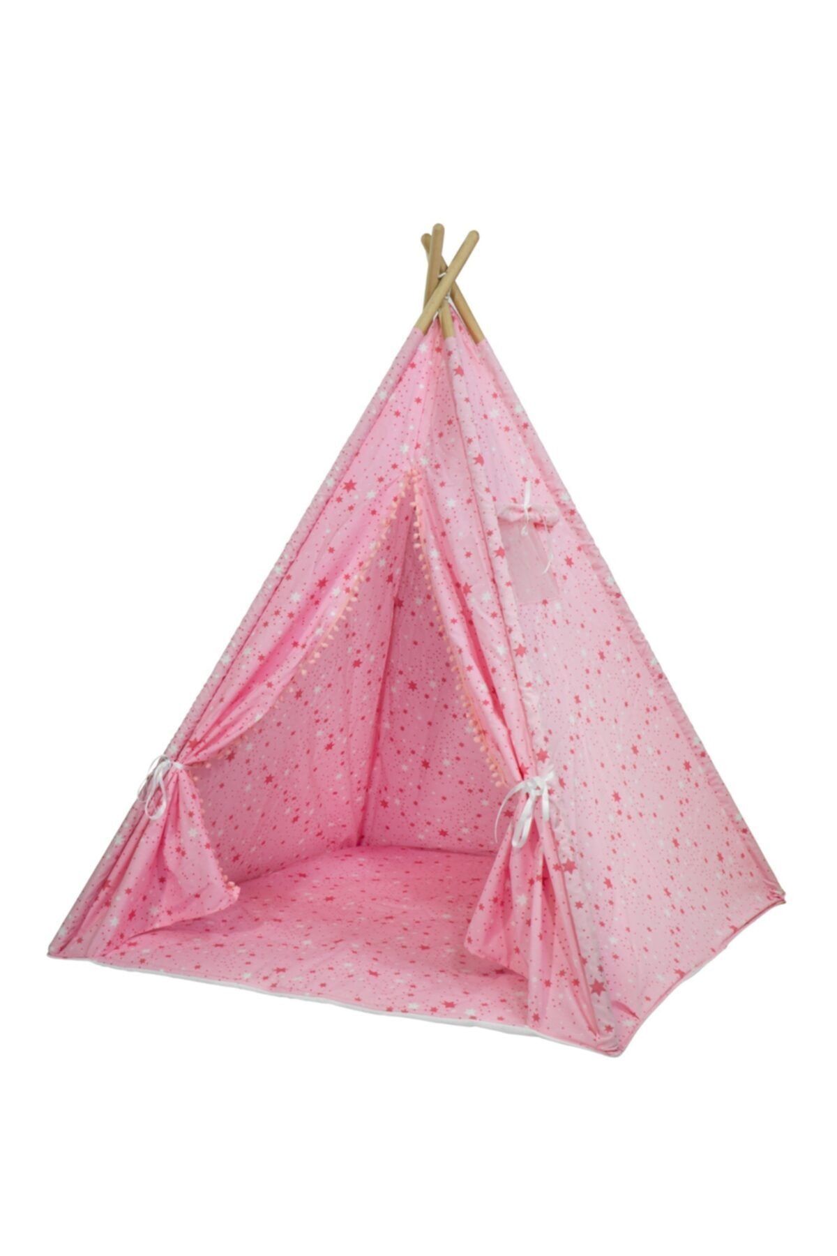 Livelybaby Pembe Yıldızlı Oyun Çadırı