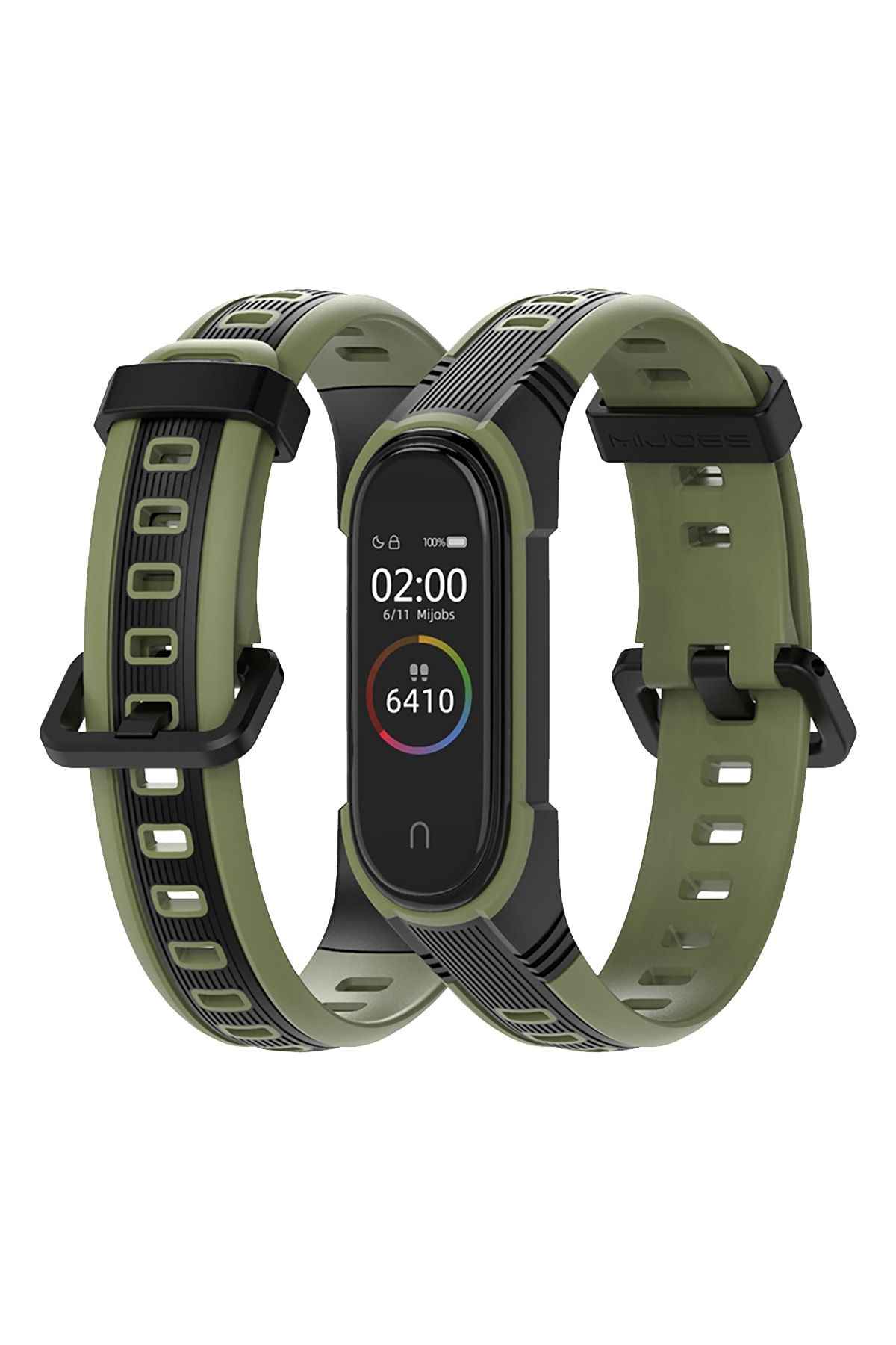 SM DİGİTAL Xiaomi Mi Band 5/4/3 Uyumlu Silikon Kordon Mijobs A+ Yüksek Kalite Spor Tasarım