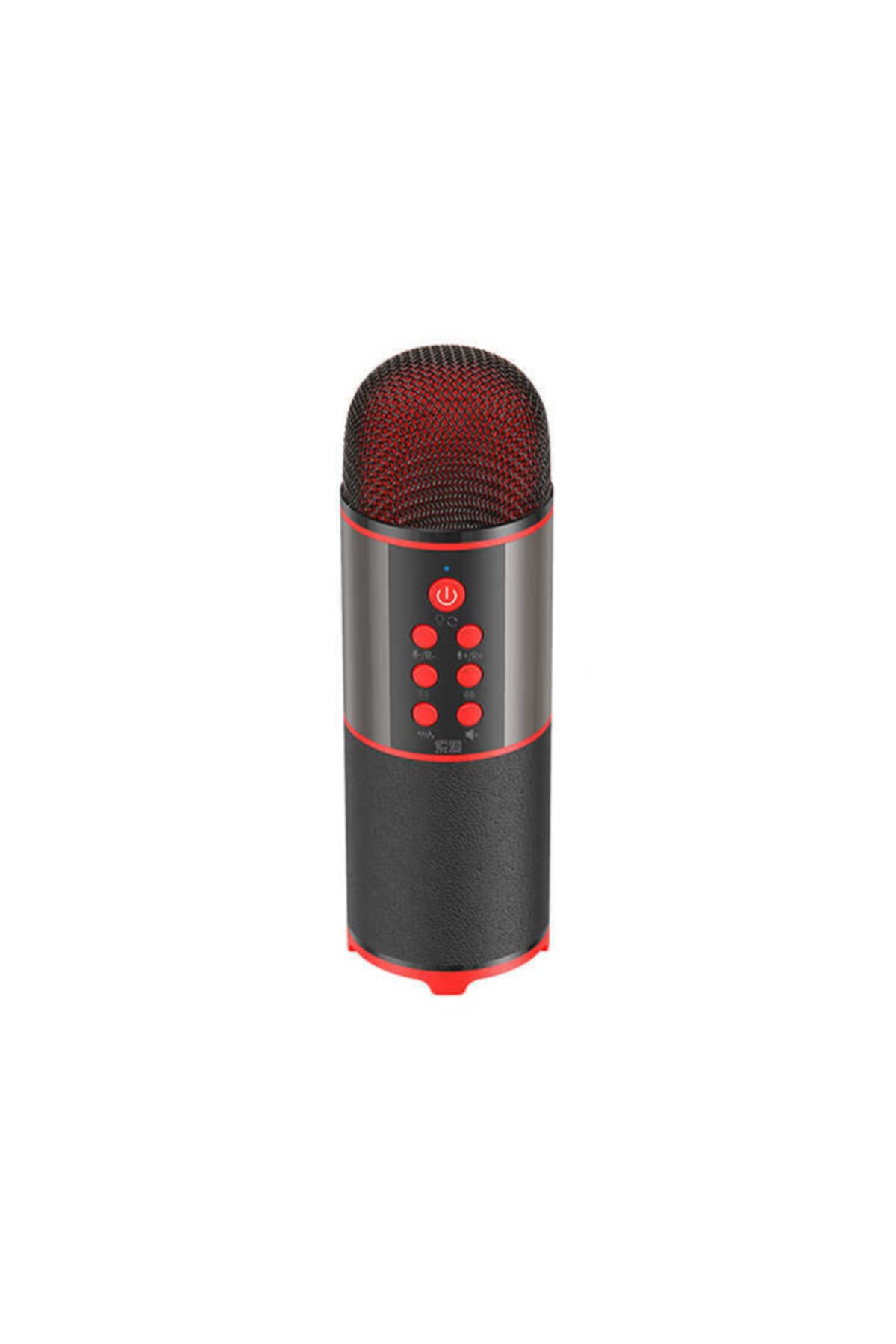 Soaiy Mc12 Karaoke Mikrofon Profesyonel Bluetooth Hoparlör Siyah + Popsocket