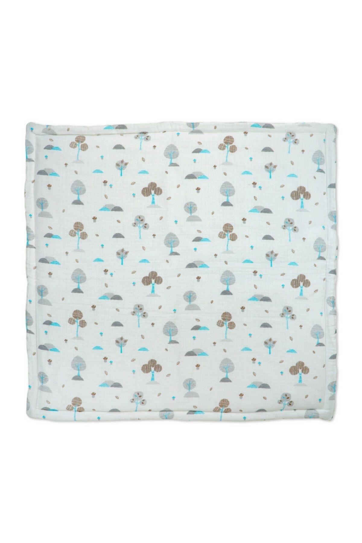 Livelybaby Mavi Orman Müslin Oyun Halısı