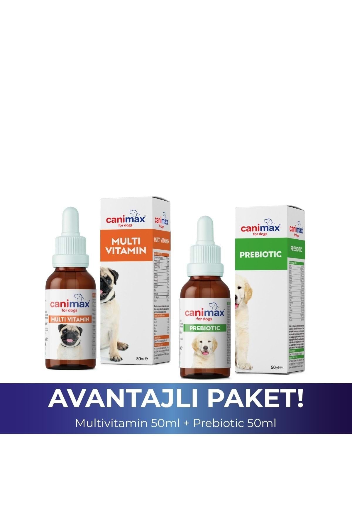 Dr. Nature's Drnatures Canimax Multivitamin 50 Ml+canimax Prebiotic 50 Ml