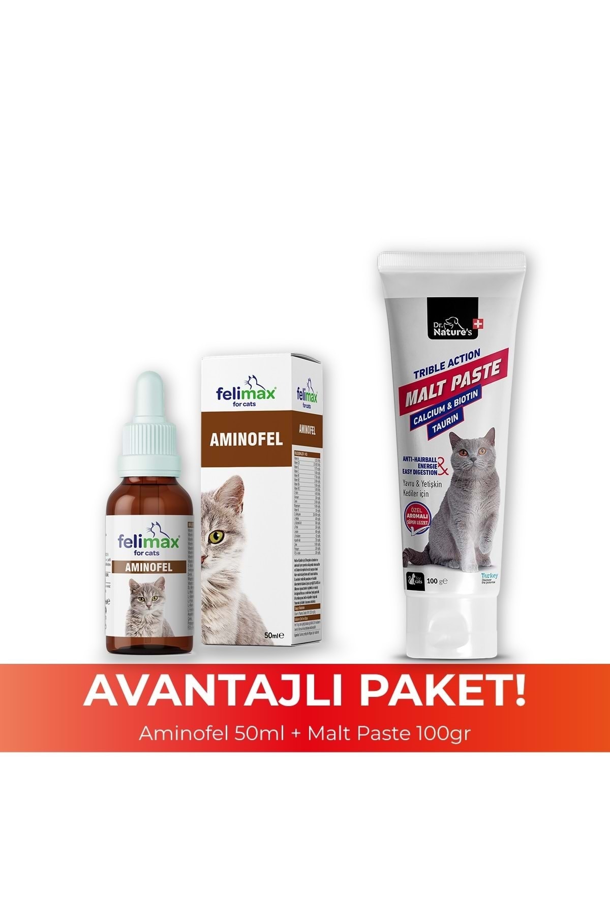 Dr. Nature's Drnatures Felimax Aminofel 50 Ml+malt