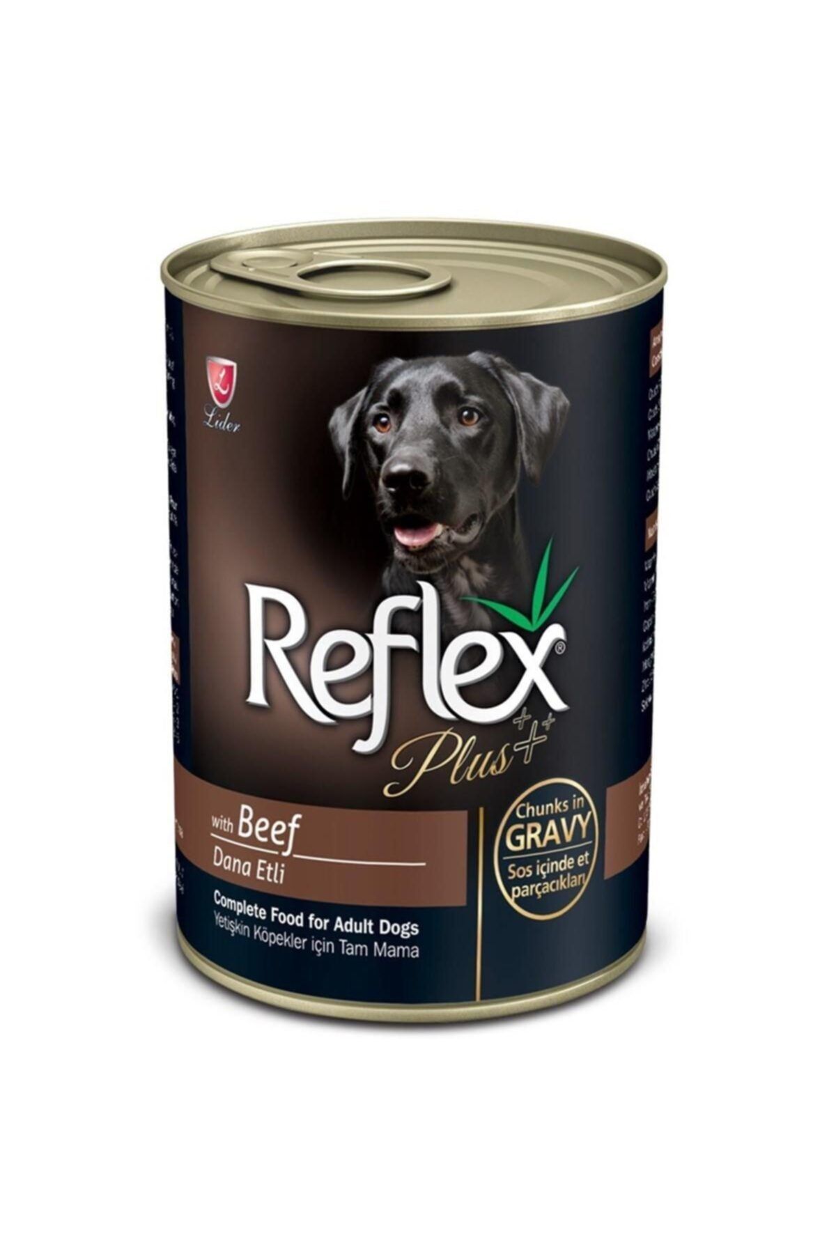 Reflex Plus Biftekli Soslu Et Parçacıklı Yetişkin Köpek Konservesi
