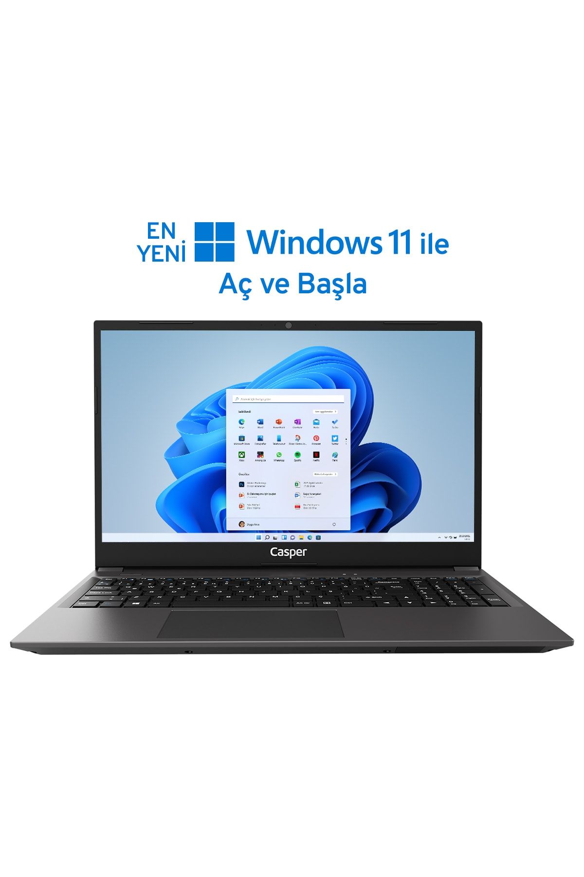 Casper Nirvana X500.1005-4c00e-g-f Intel Core I3-1005g1 4gb 120gb Ssd W11 Home 15.6\