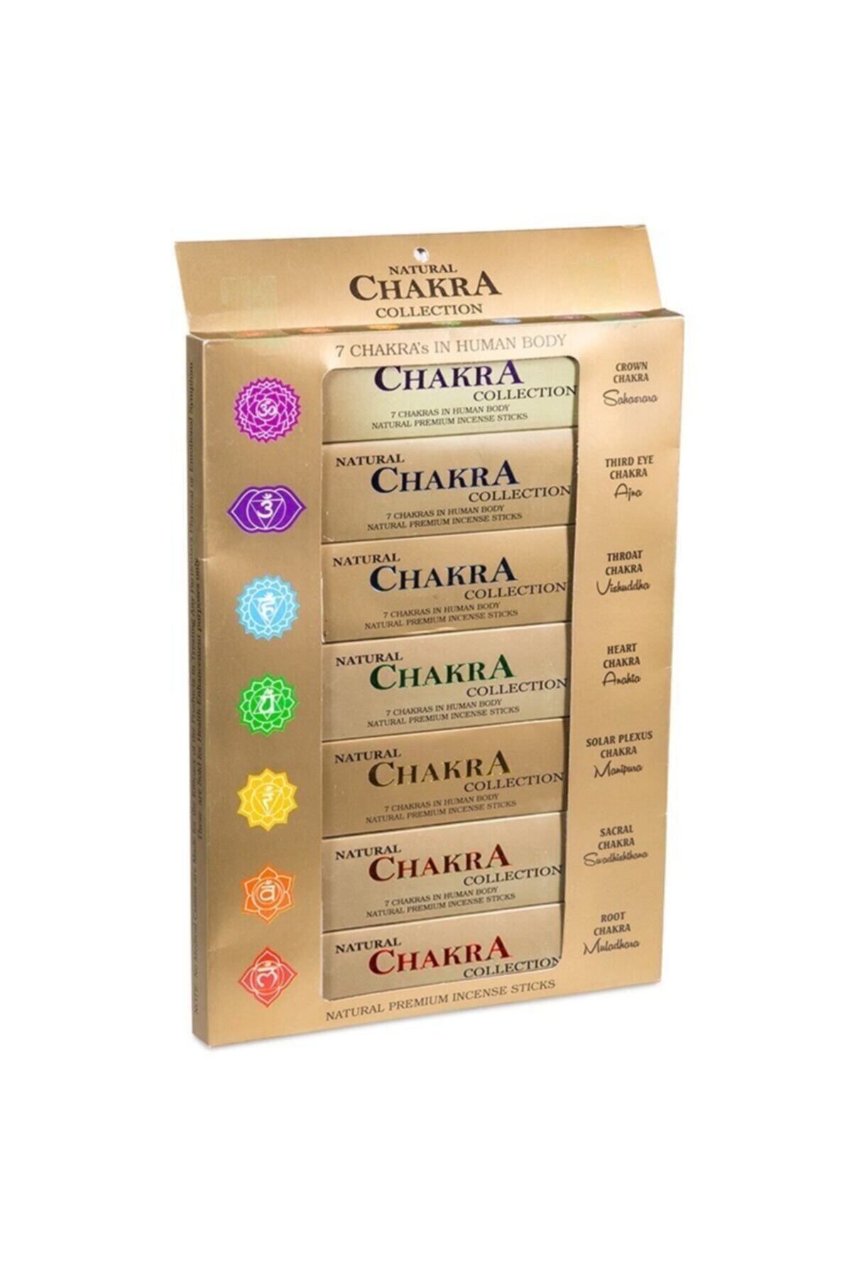 Keskin Hediyelik 7li Paket Naturel Chakra Çakra Tütsü Agarbathi Koku Seti