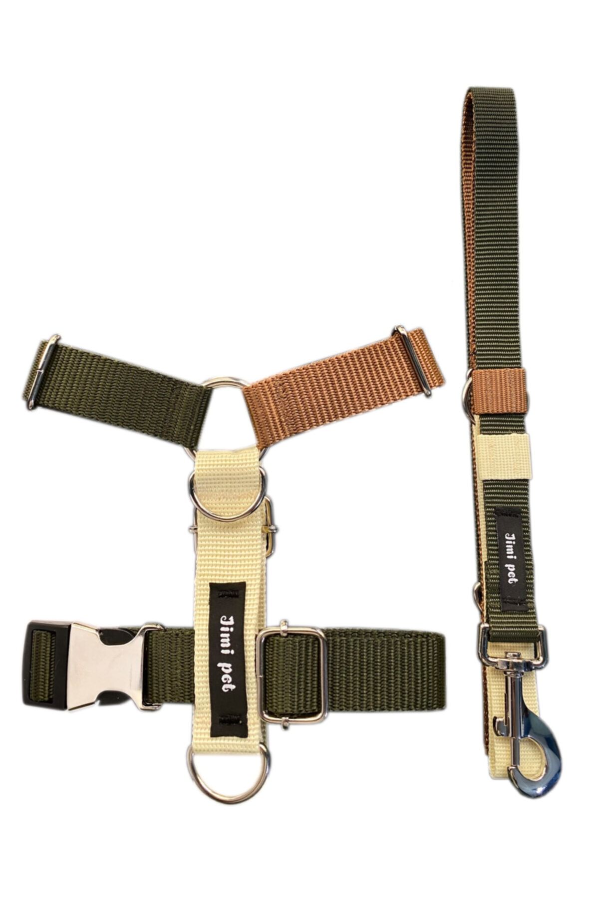 Jimi pet Retro Model H Tipi Tasma Seti Large Beden