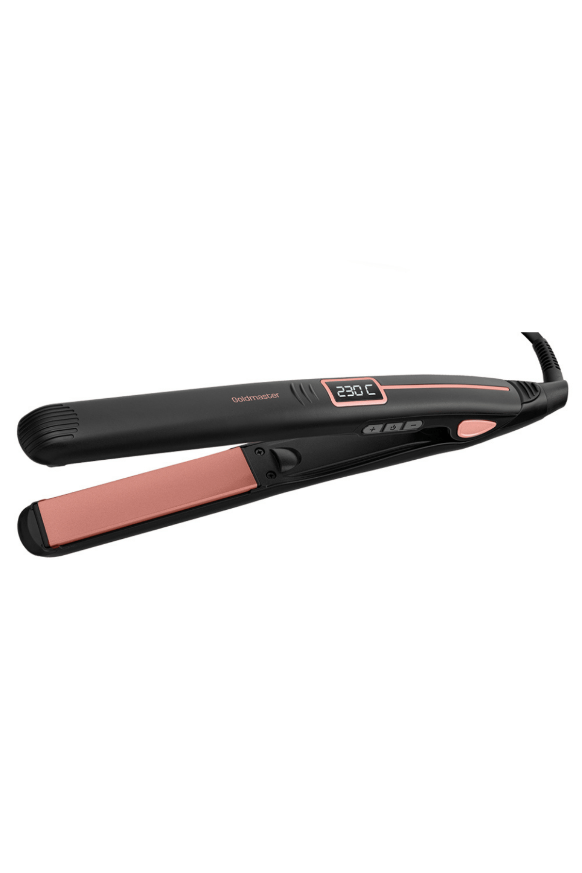 GOLDMASTER Keratin Turmalin Seramik İnce Plakalı Dijital Ekranlı Saç Düzleştirici ve Şekillendirici GM-7197