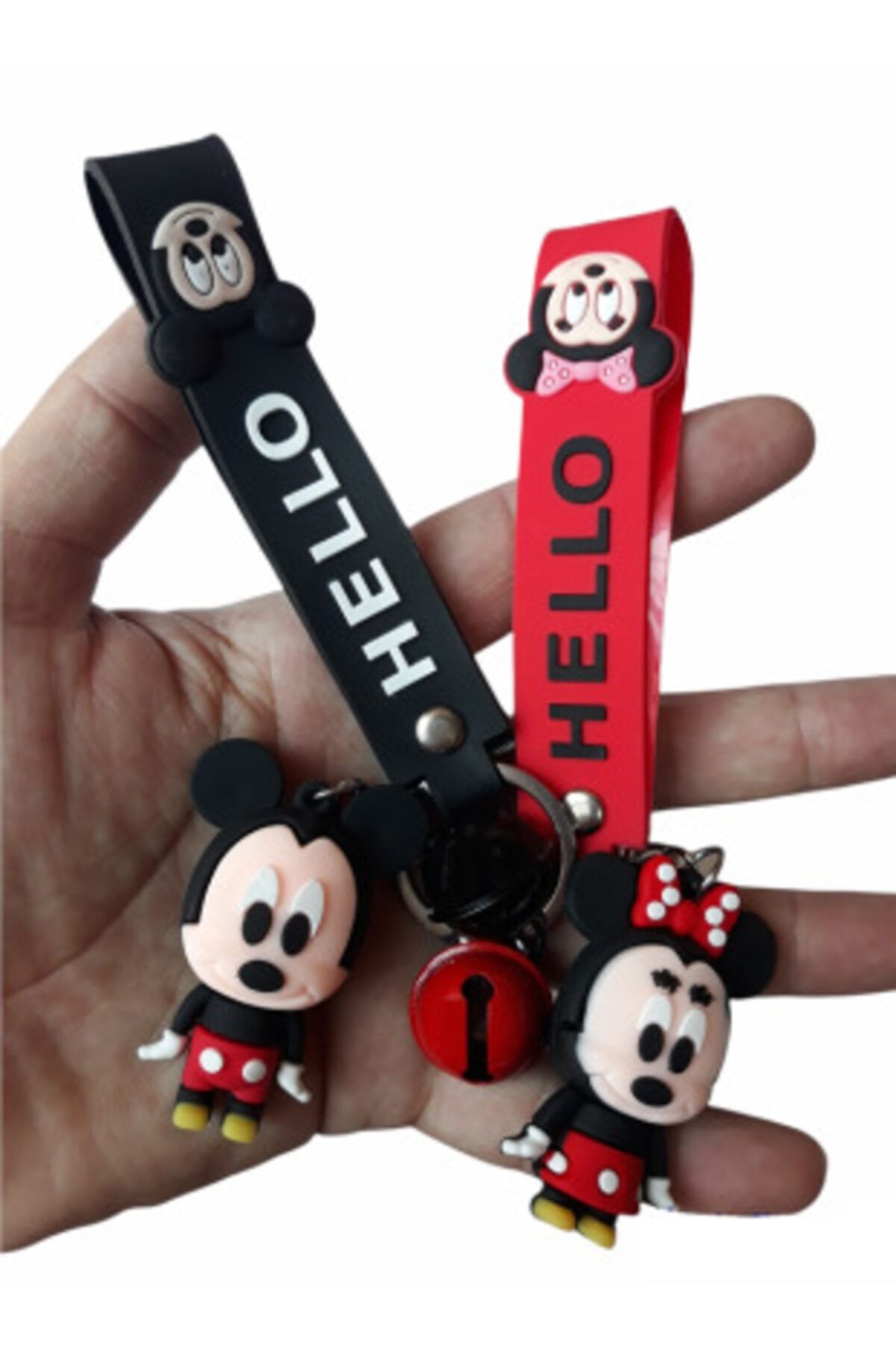 OYUNCAKSAHİLİ Mıckey Ve Minnie Mause 2 Adet Anahtarlık Miki Maus Ve Mini Maus