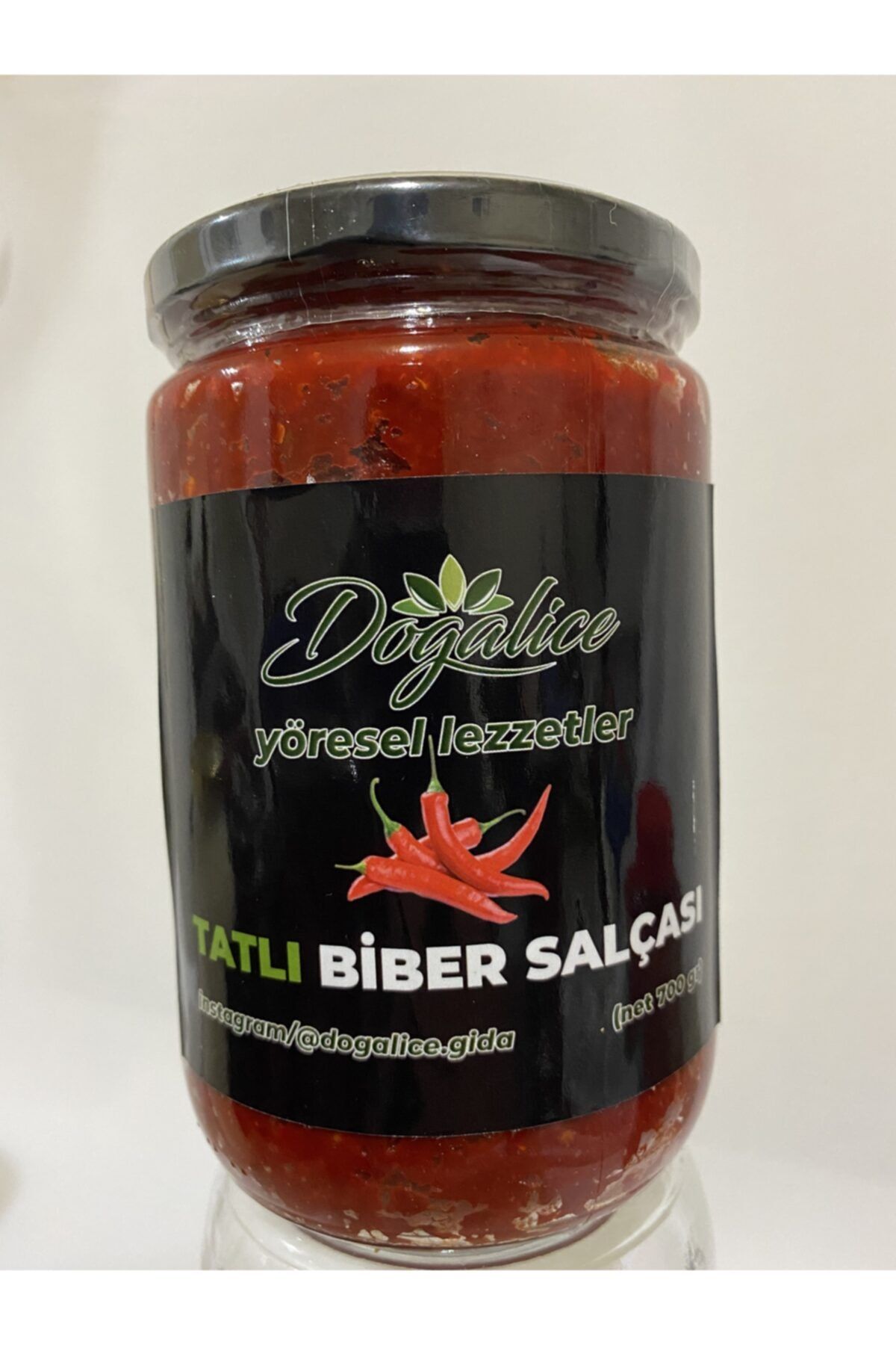Doğaliçe Yöresel Tatlı Biber Salçası 700gr