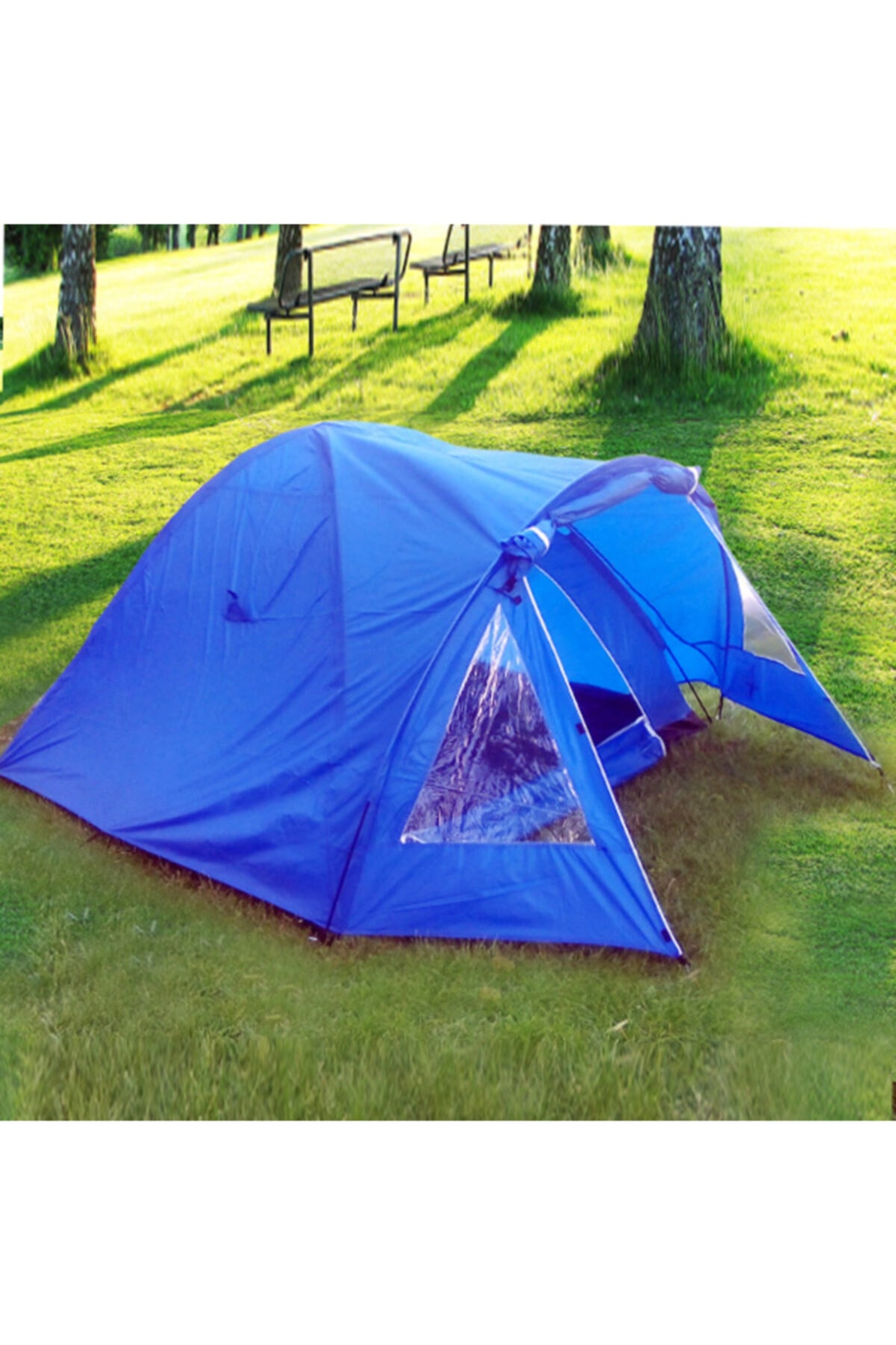 e life tasarım Ys-125 Extreme 2 P Koyu Mavi Çadır (200+80*140*110 Cm)