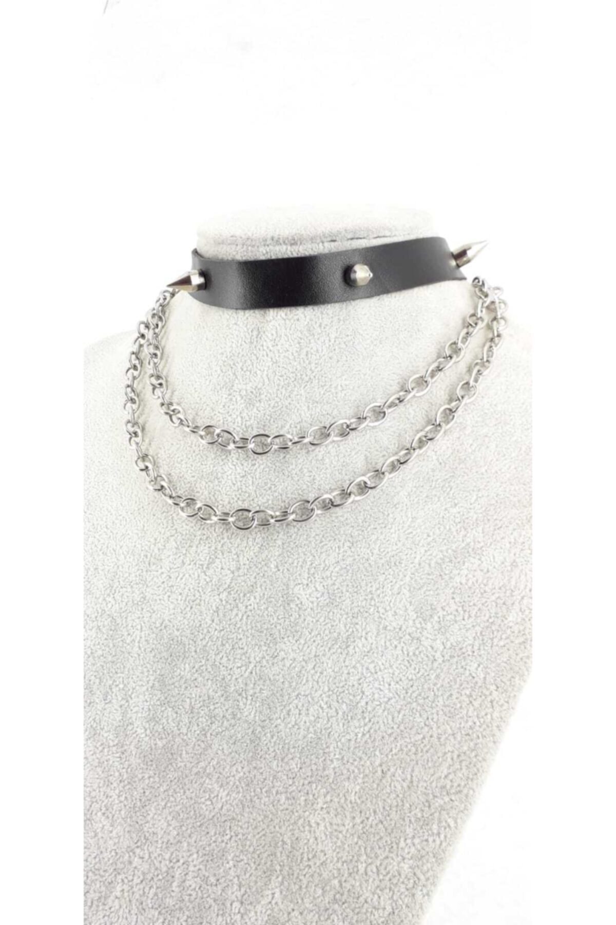 Fugusugu 4spike 2bulk Chain Gotik Choker