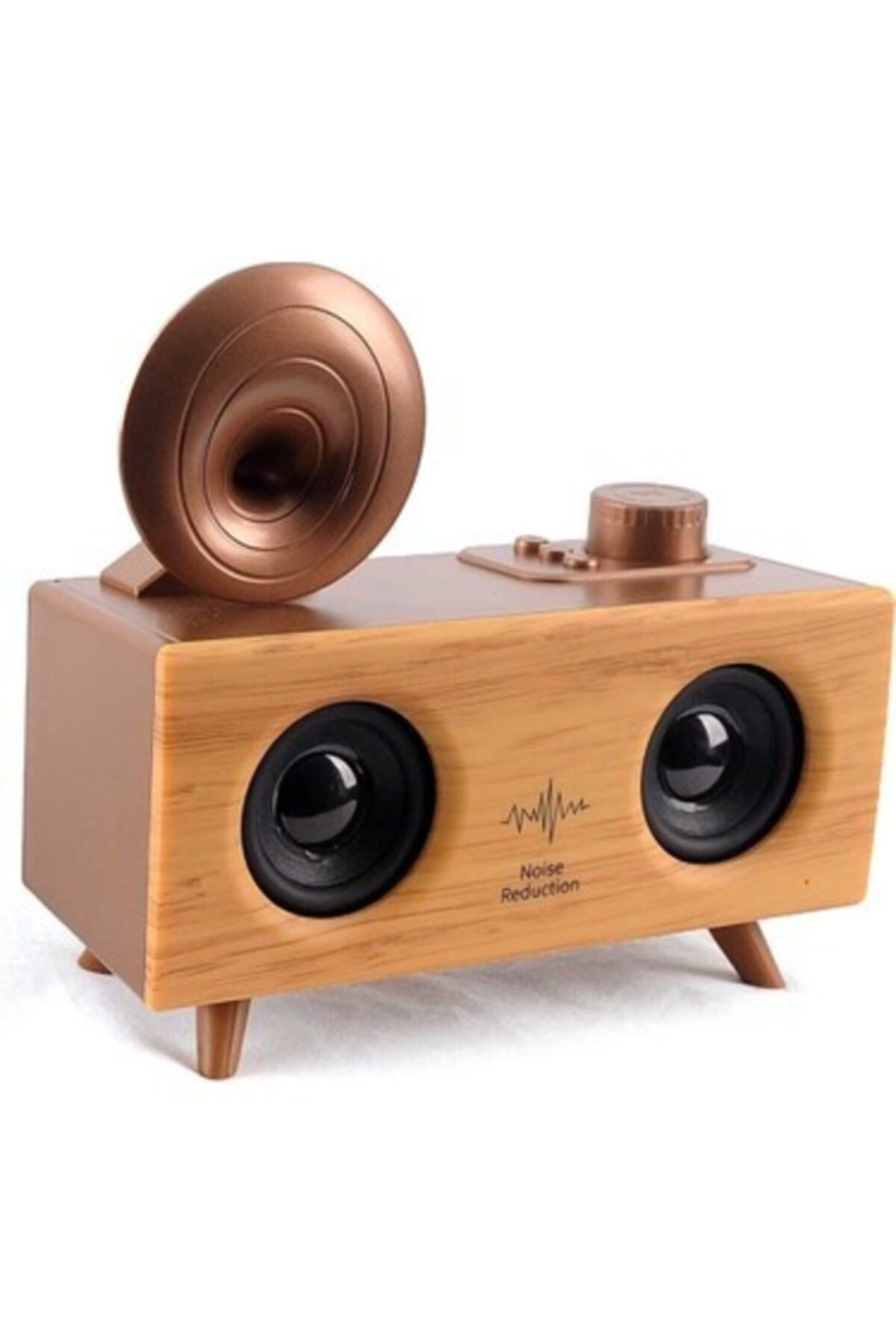 maxcam Antika Klasik Ahşap Bluetooth Hoparlör Fm Radyo Gramofon B6 Nostalji Radyo