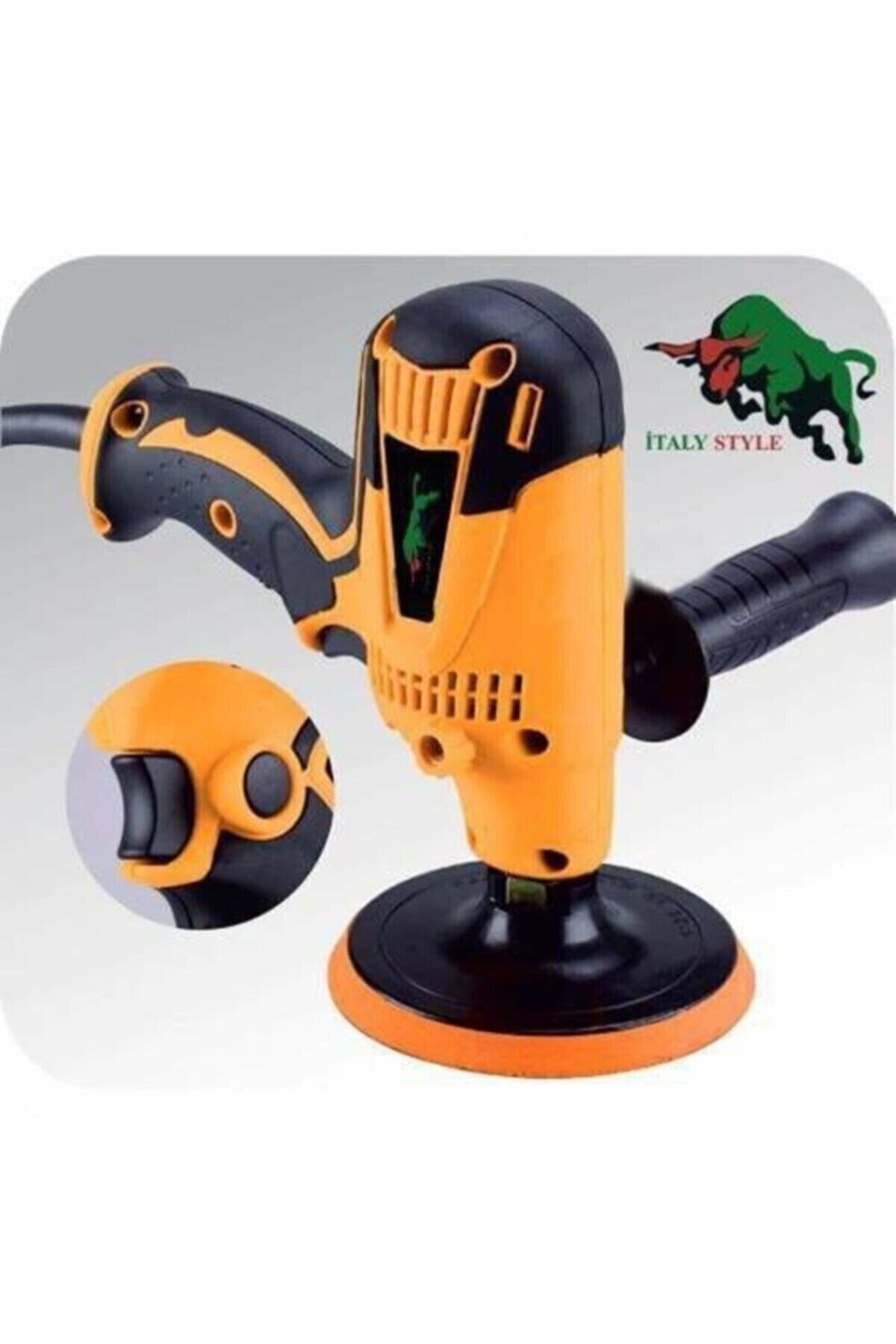 BİLAL HIRDAVAT Italy Style 6 Devir Ayarlı 125 Mm Zımpara Polisaj Makinası Boya Cila Makinası