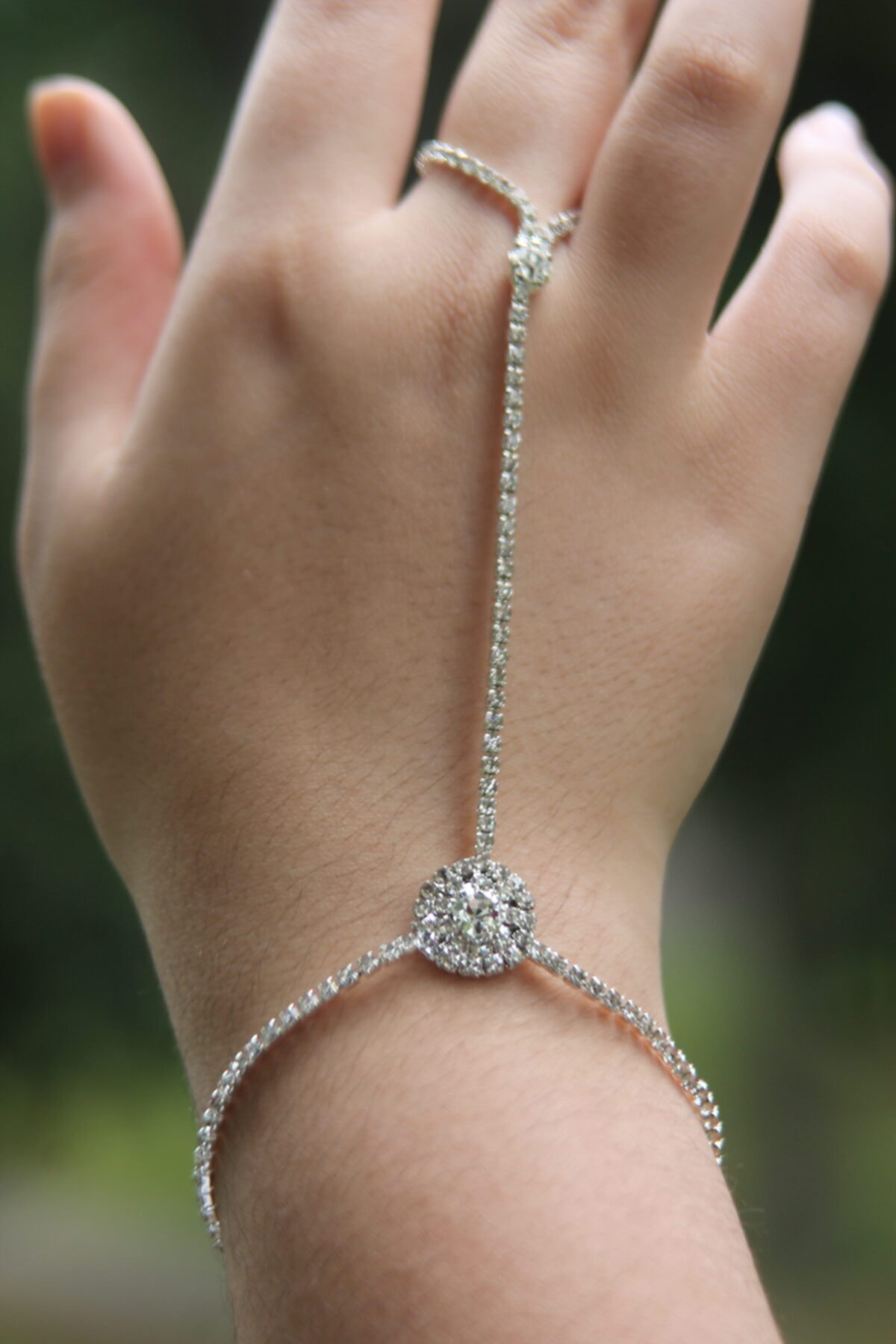 ZİRKONTAŞ Kadın Zirkon Taşlı Yuvarlak Taşlı Şahmeran