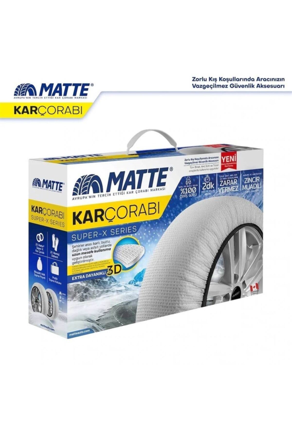 Matte Kar Çorabı - Super X Series