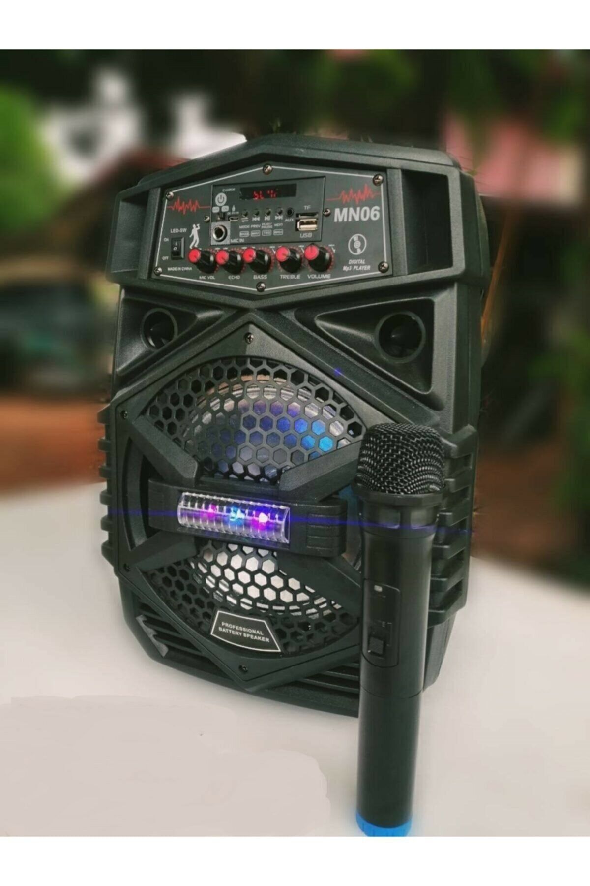 Budi Taşınabilir Bluetooth Karaoke Hoparlör Parti Veya Toplanti Anfisi Yüksek Ses Extra