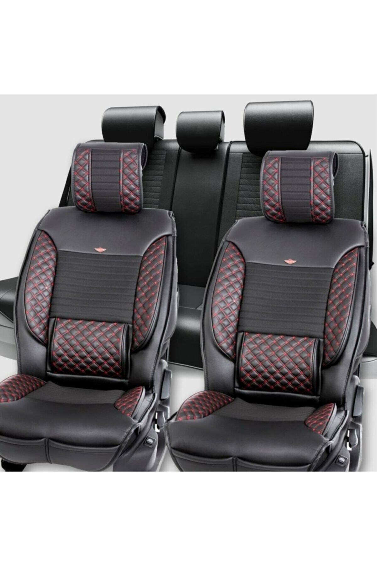Stil Peugeot 301 Lüks Deri Oto Koltuk Kılıfı Ön/arka Set