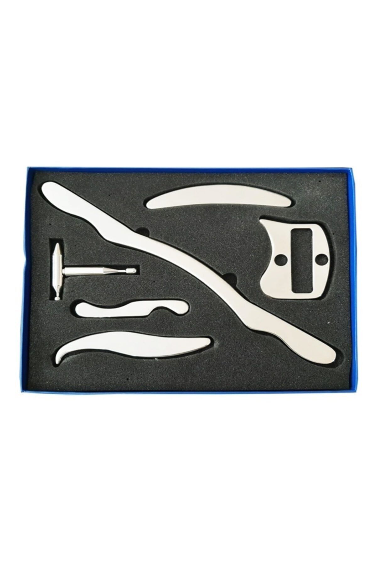 X Pool 7 Parça Paslanmaz Çelik Metal Graston Masaj Aleti Set