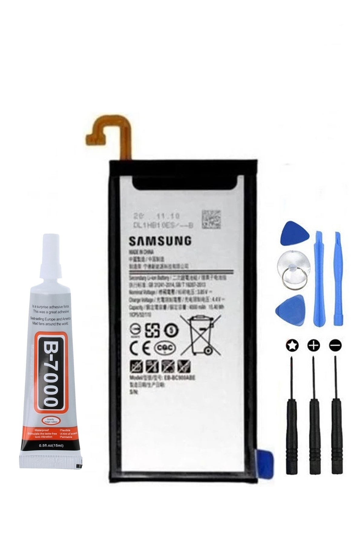 TURANTECH Tam Orjinal Samsung Galaxy C9 Sm-c9000f Eb-bc900abe Pil Batarya Yeni Tarihli Garantili Ürün