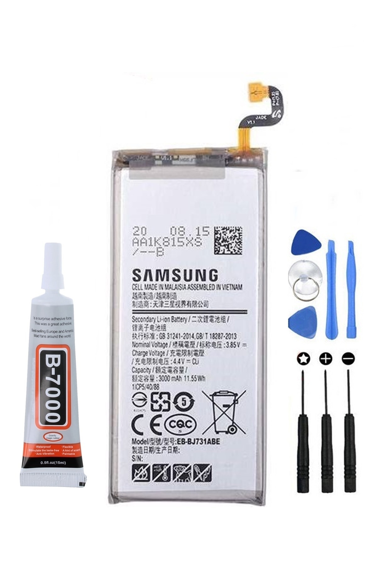 TURANTECH Tam Orjinal Samsung Galaxy C8 C7100 Eb-bc701abe Batarya Pil Garantili Ürün