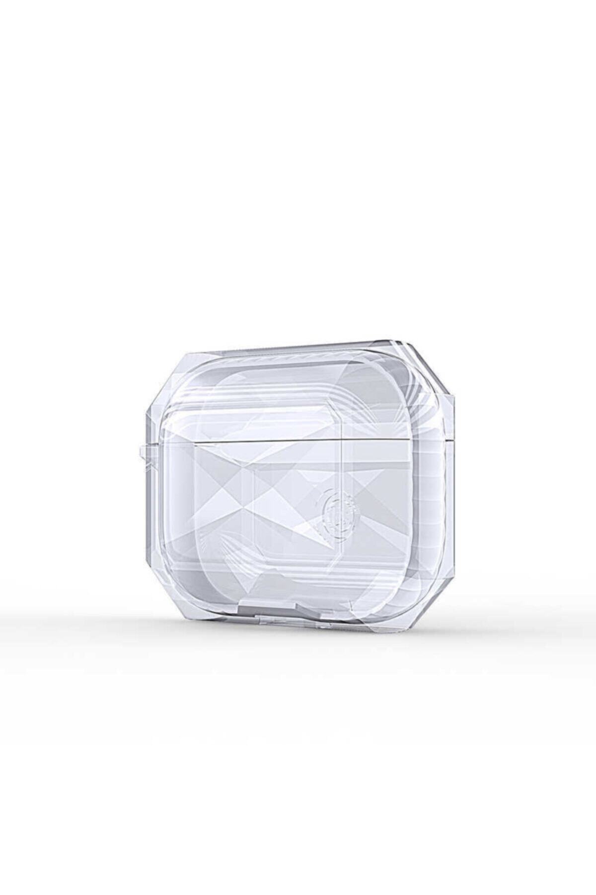 Apple Airpods Pro Uyumlu Kılıf Darbelere Karşı Dayanıklı Geometrik Şık Tasarım Kapak Src