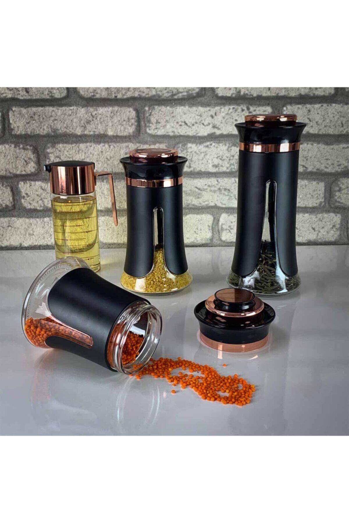 mutfakfoni Acar 3’lü Lüx Baharat Kavanoz Takımı Alg-010107