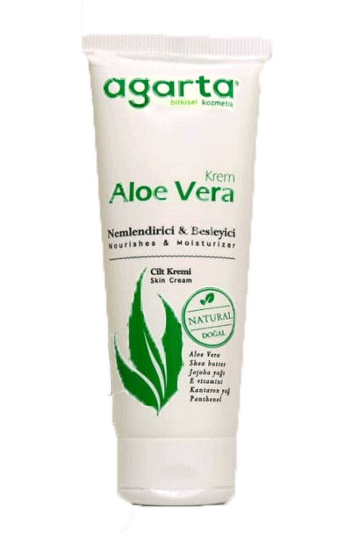 Agarta Doğal Aloe Vera Nemlendirici Cilt Kremi 75 ml