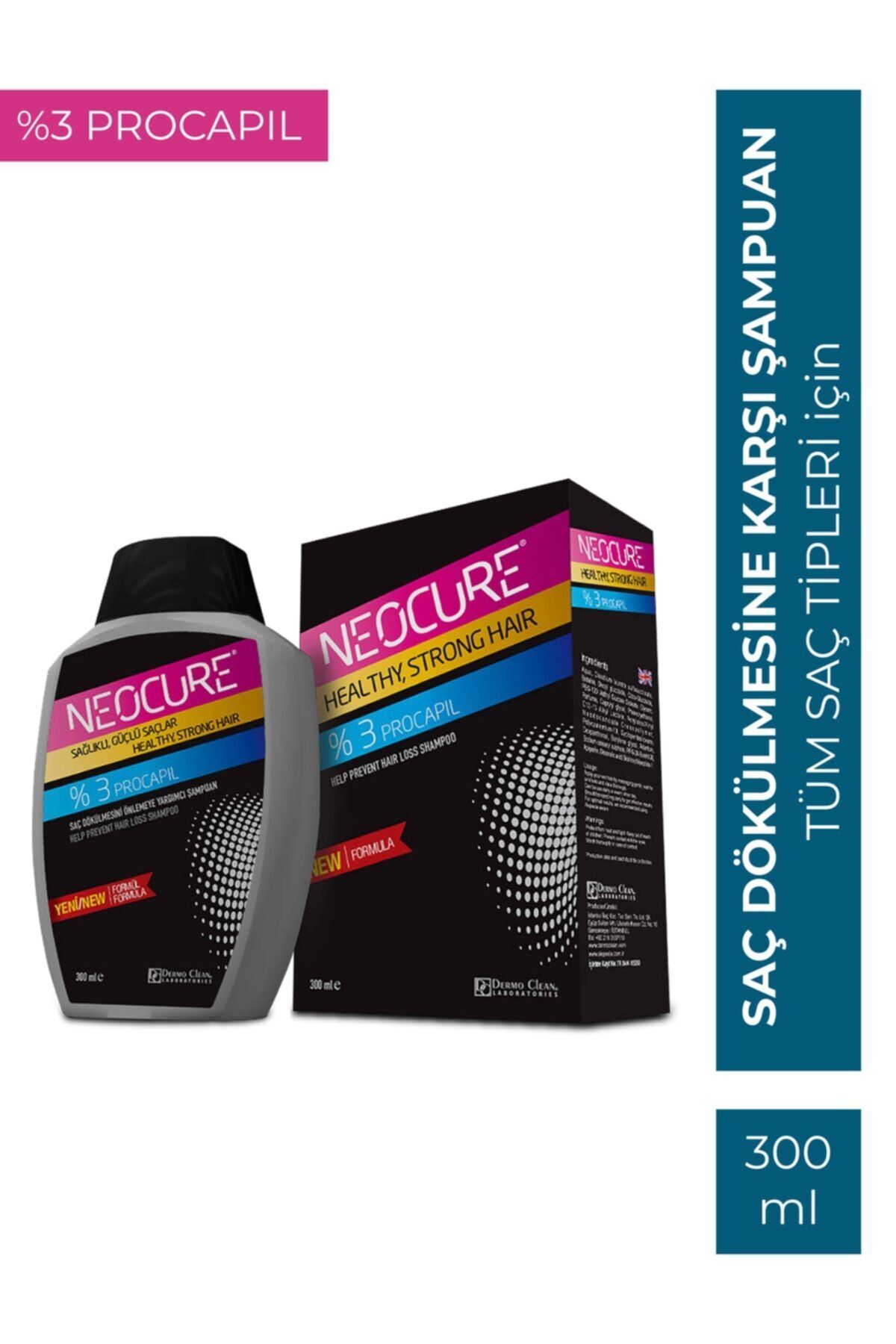 NeoCure Dermo Clean Saç Ekimi Sonrası Bitkisel Şampuan 300 ml