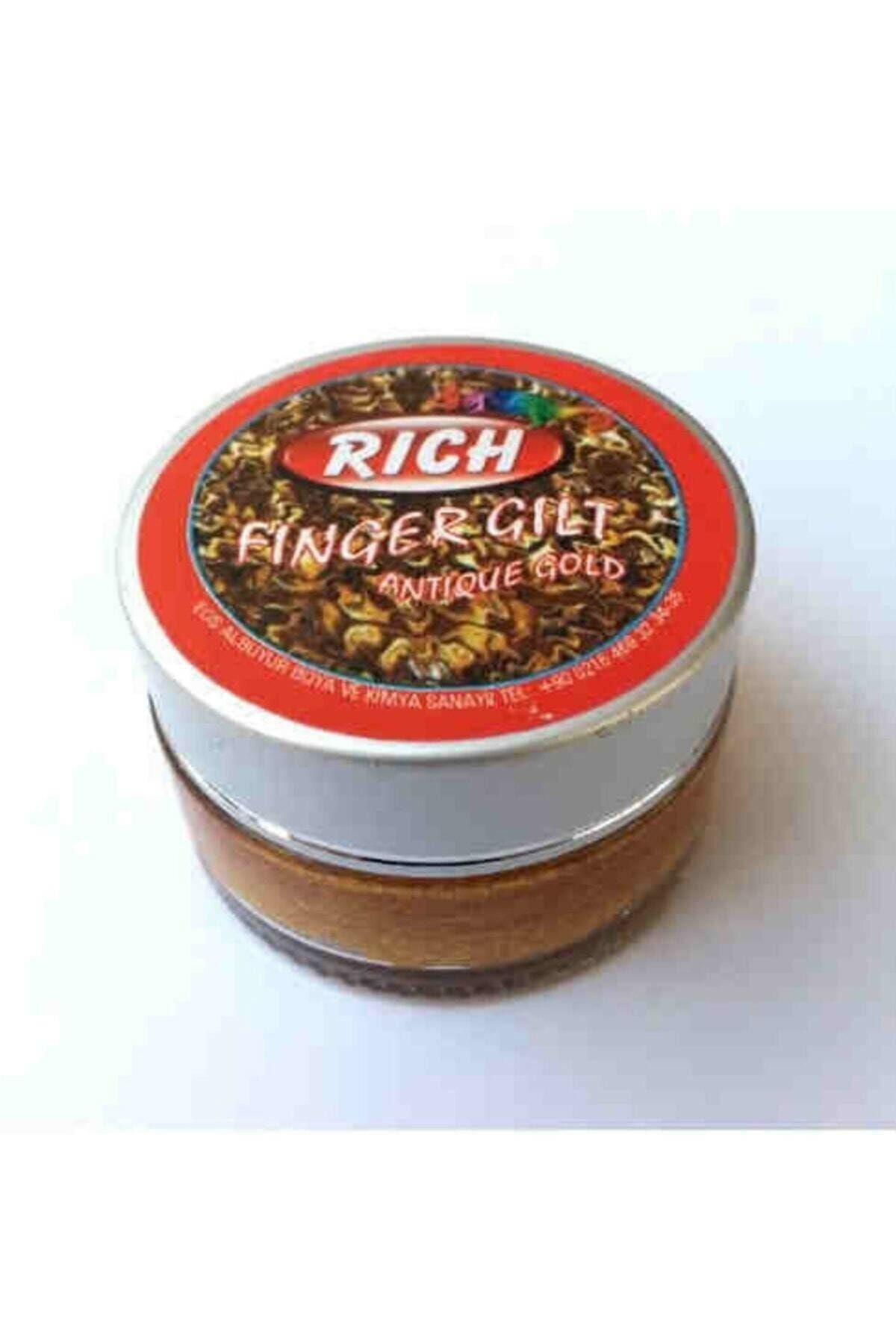 Rich Finger Gilt Parmak Yaldız ANTİK ALTIN