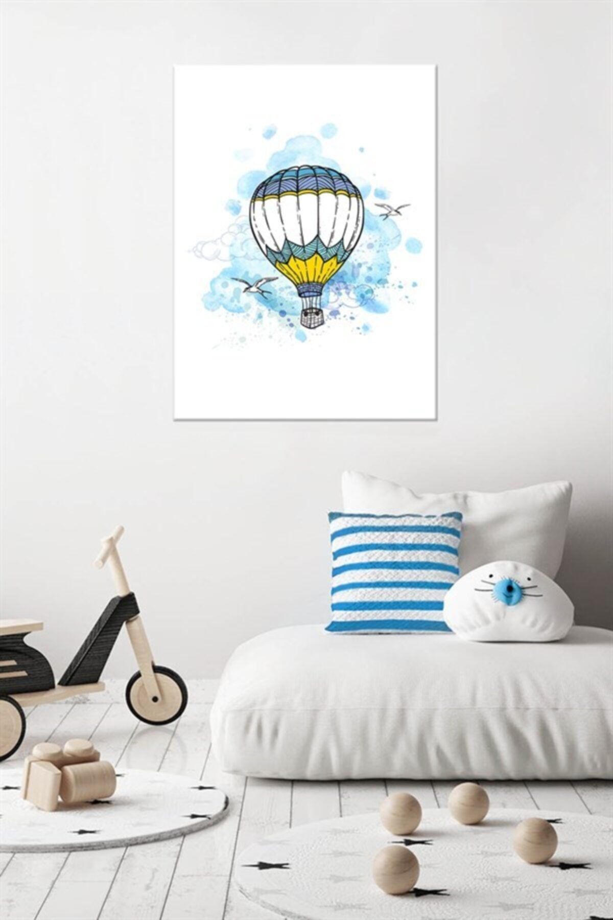 Markaev 125 Balon Kanvas Çocuk Tablo