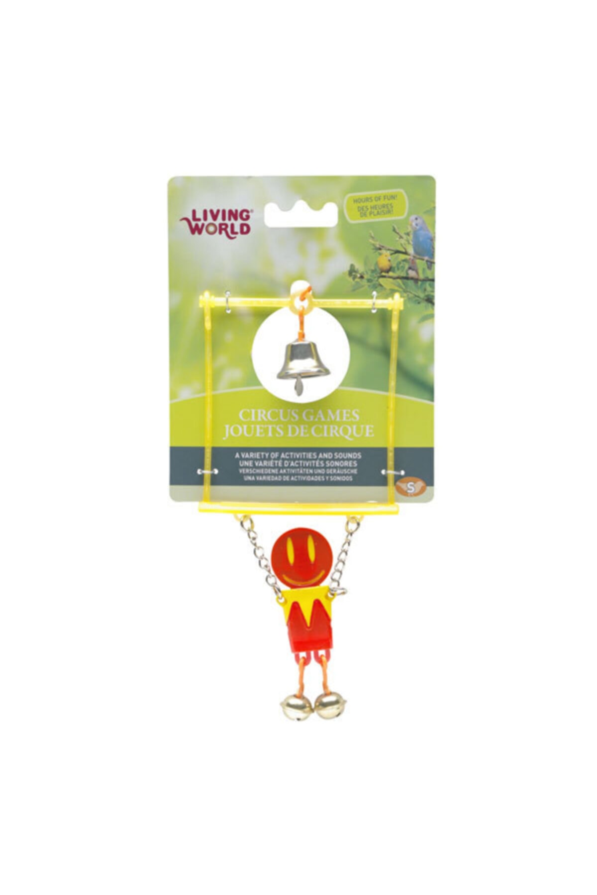 Durbuldum Living World Trapez Kuş Oyuncağı (kırmızı)