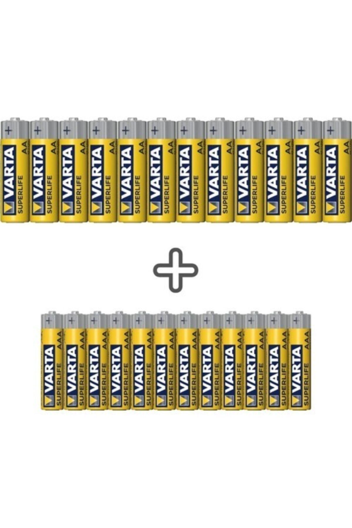 Varta Süperlife 24'lü Özel Pil Paketı(12aa+12aaa)