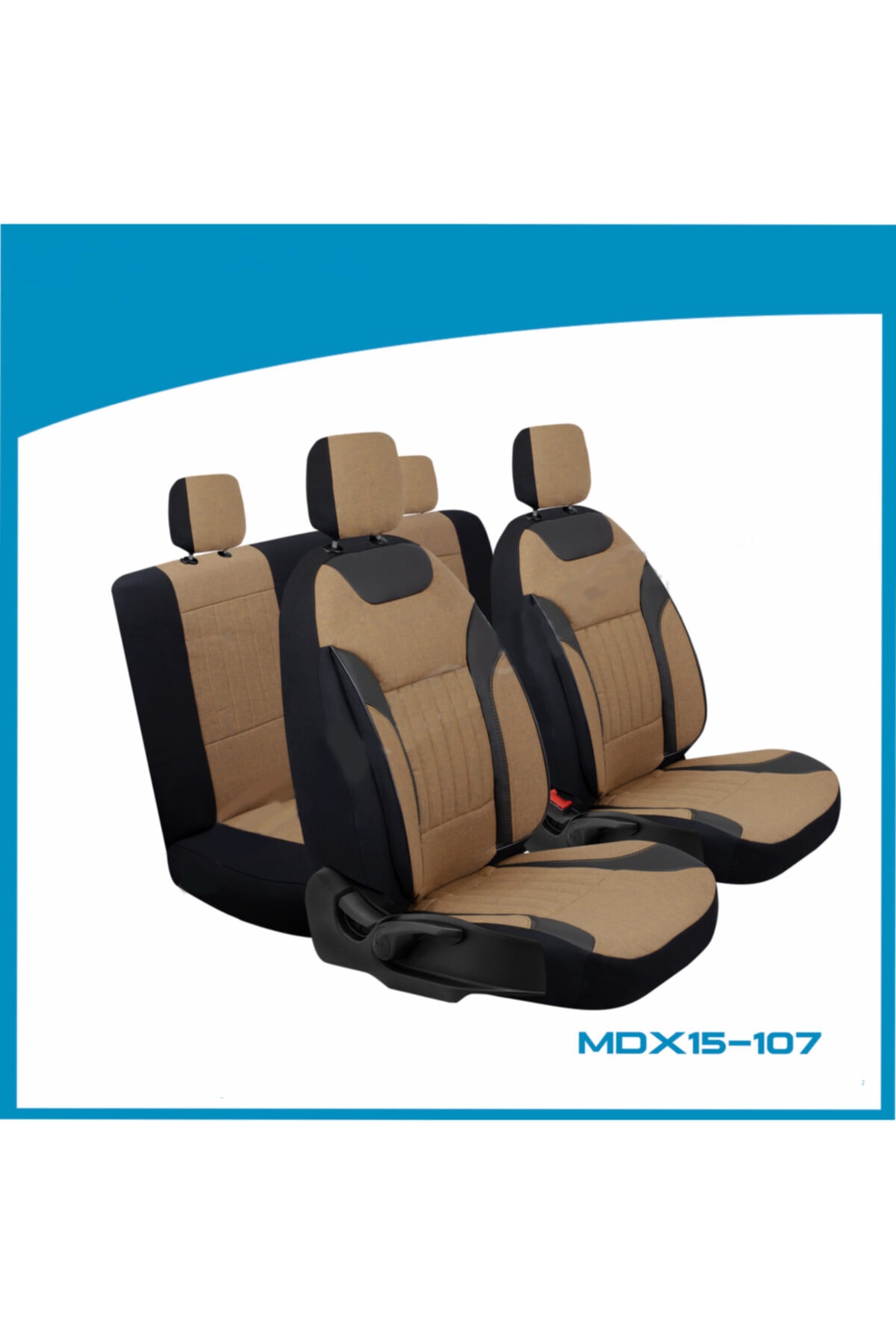 EDITION Fiat Panda Oto Koltuk Kilifi Edition Ketan Beyaz-siyah