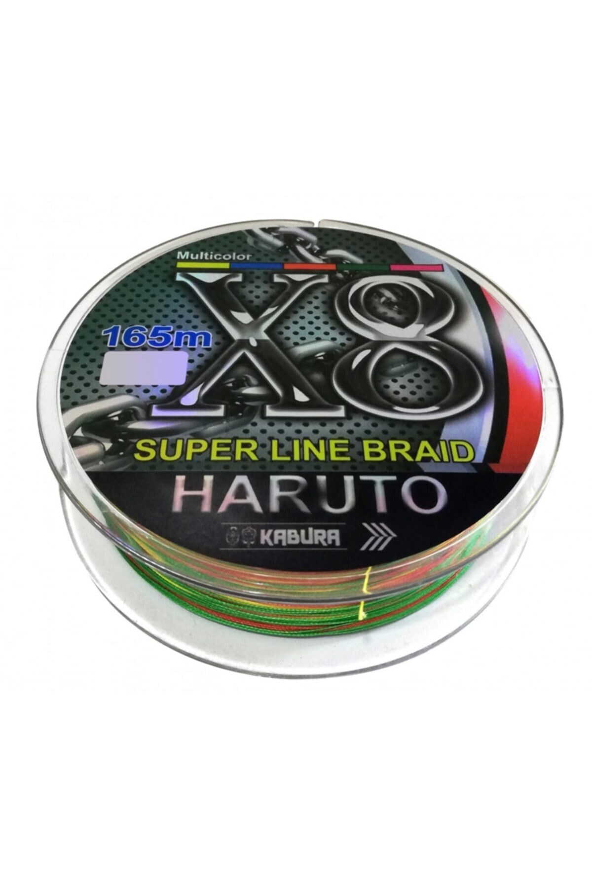 KABURA Haruto Super Lıne X8 Multıcolor Ip Misina 165mt (su Geçirmez)