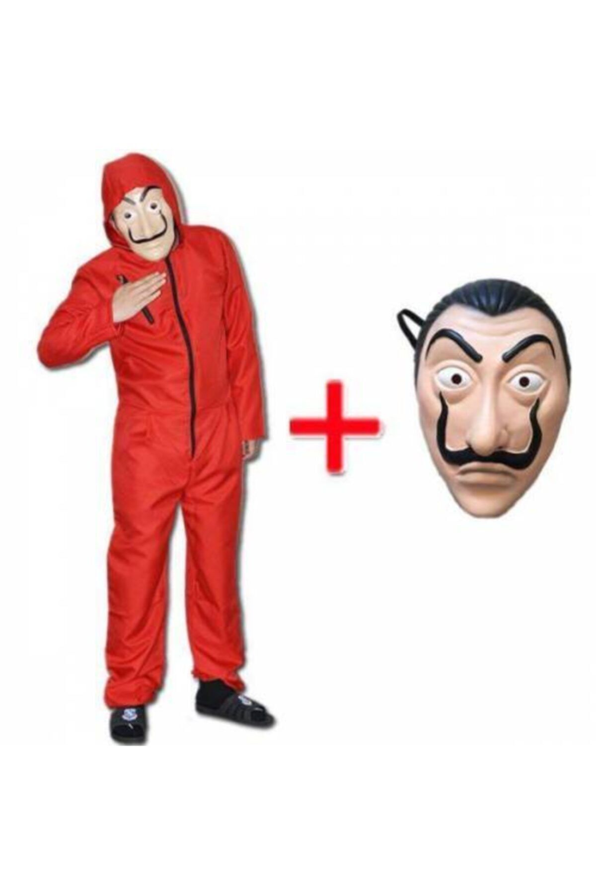 Mashotrend La Casa De Papel Kostümü- Parti Eğlence Kostümü Salvador Dali Maske -la Casa De Papel Kostüm