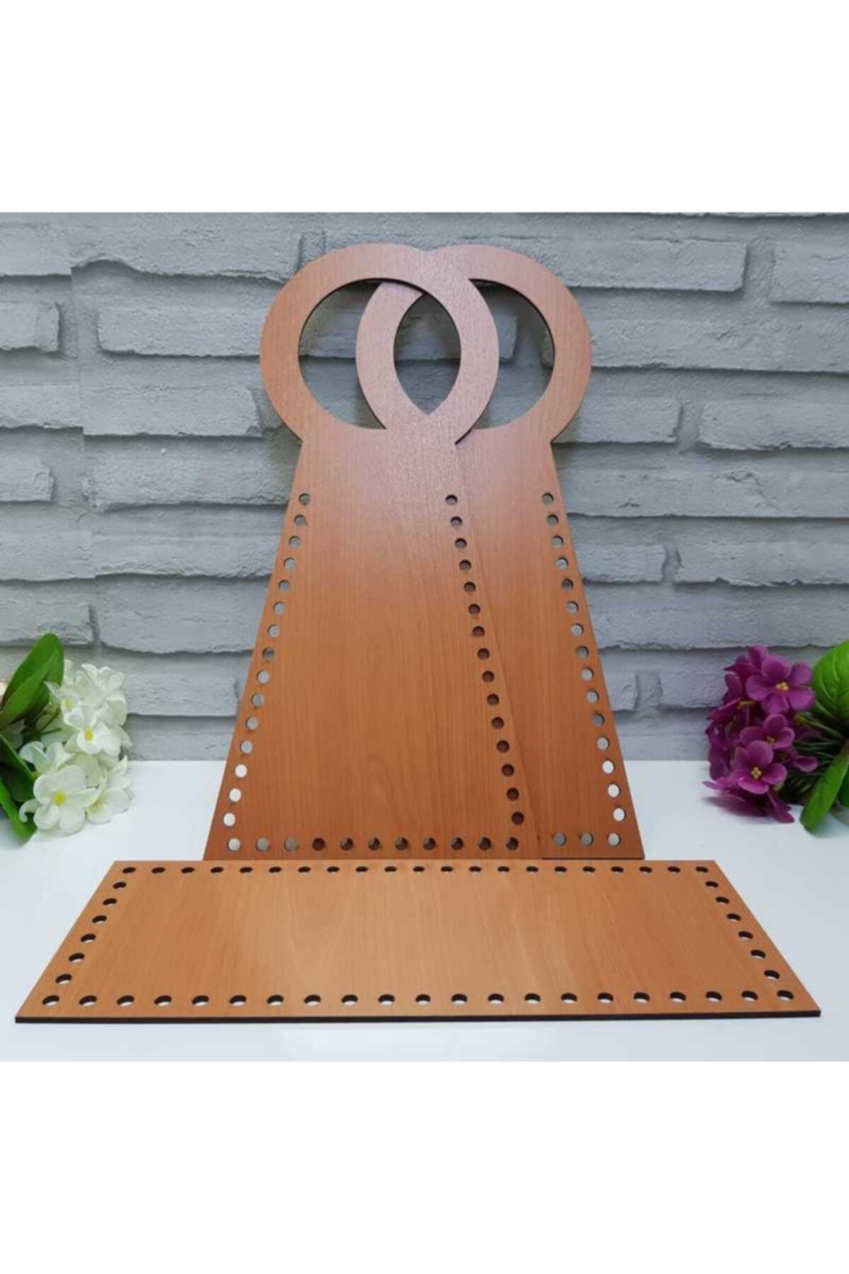 Diva İplik Diva Line Çanta Seti Ahşap 3lü (34x17 Cm) 249