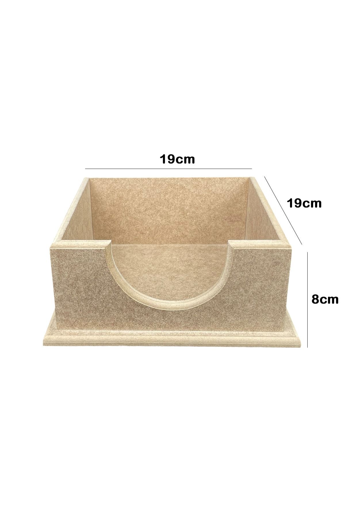 Dumbo Butik Ahşap Boyanabilir Ham Mdf Peçetelik