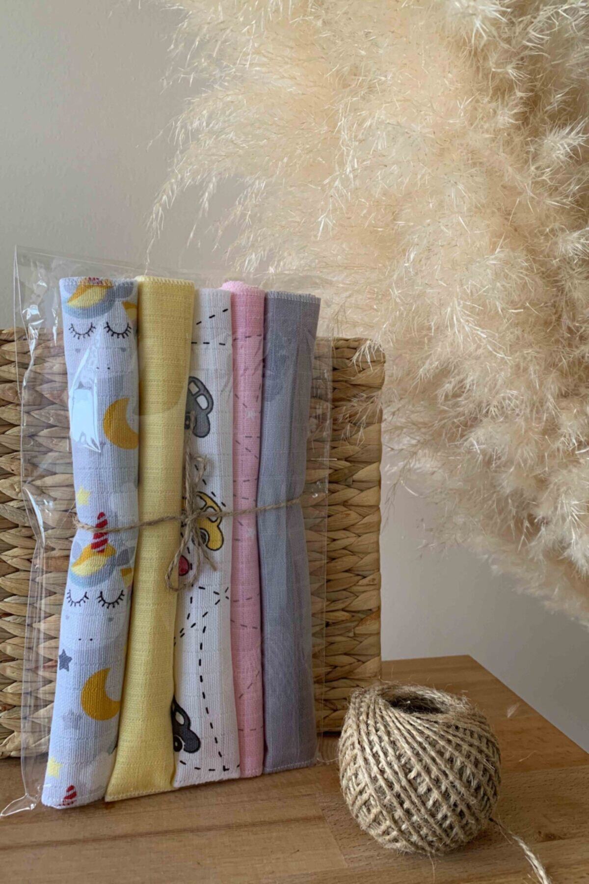 Twin's Home 5'li Müslin Ağız Bezi