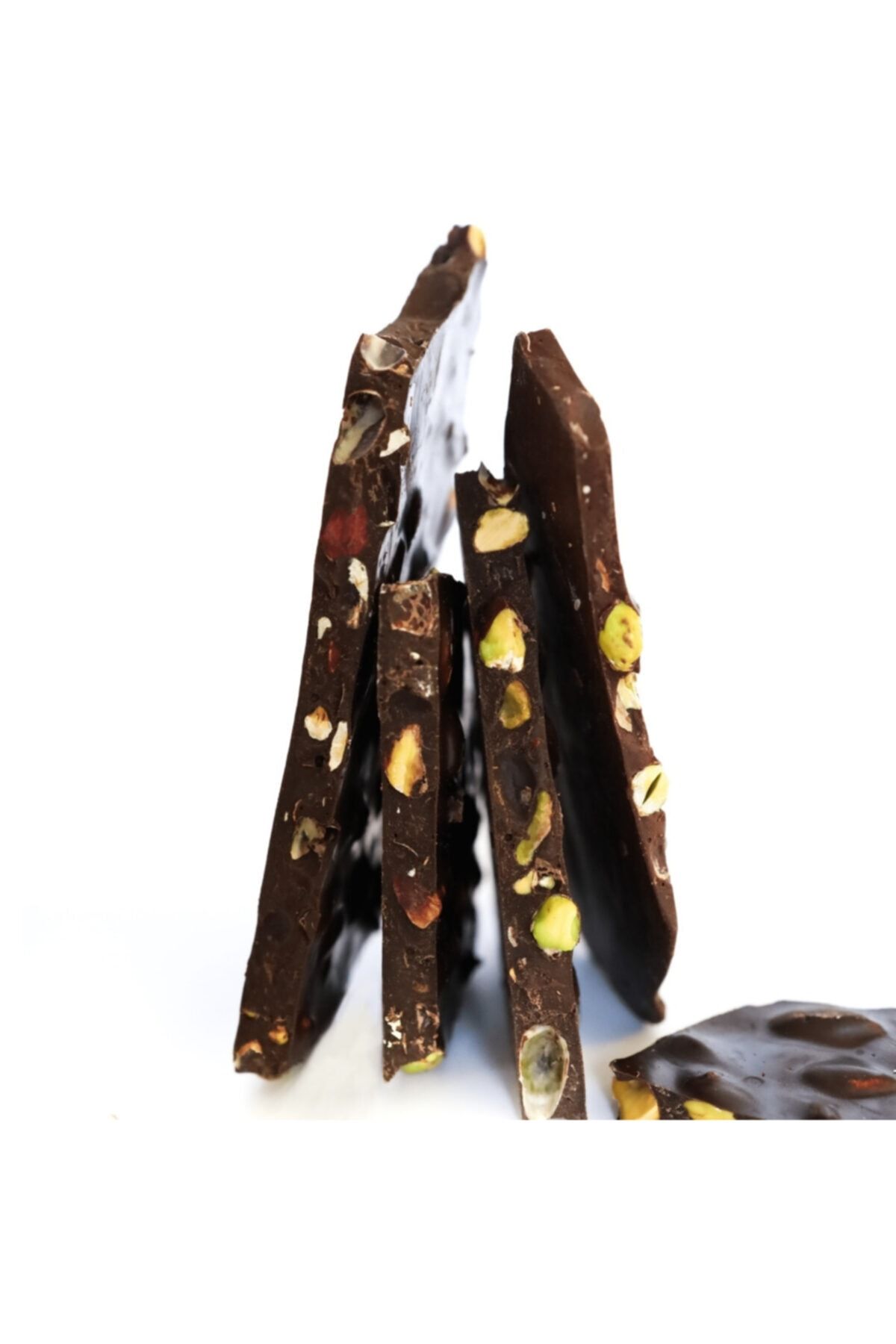 Läcker Chocolates Bitter Fıstıklı Kırma Tablet Çikolata 100 gr