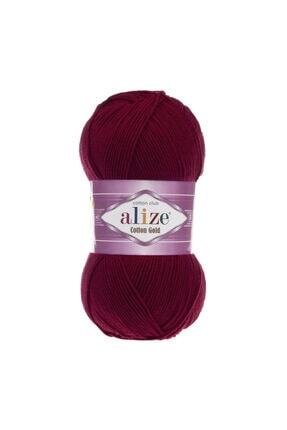 Yazlık Pamuk ip Cotton Gold AMİGURUMİ PUNCH İPİ 57 BORDO Image 0