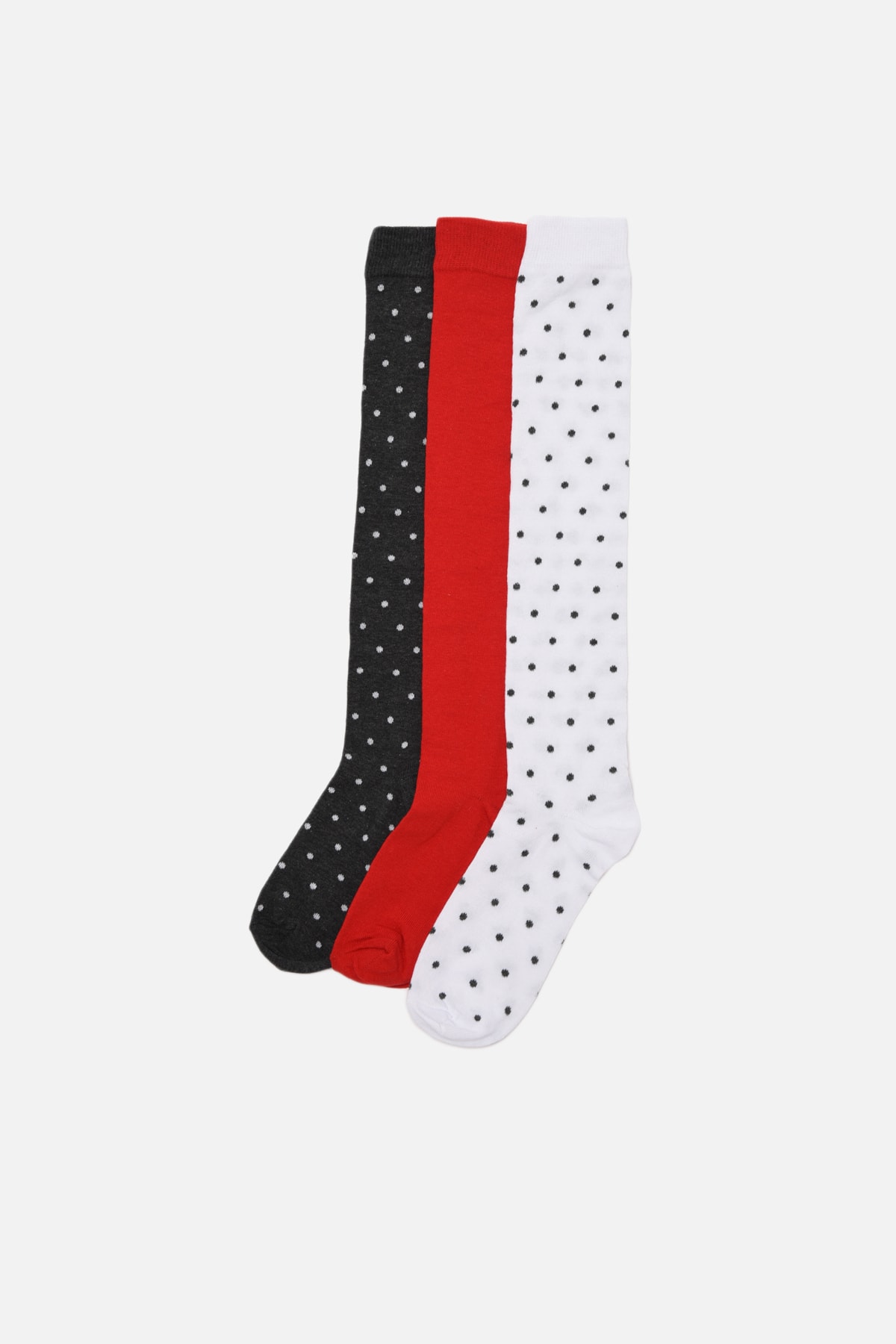 TRENDYOLMİLLA Kırmızı Baskı Detay Çorap THMAW22CO0063