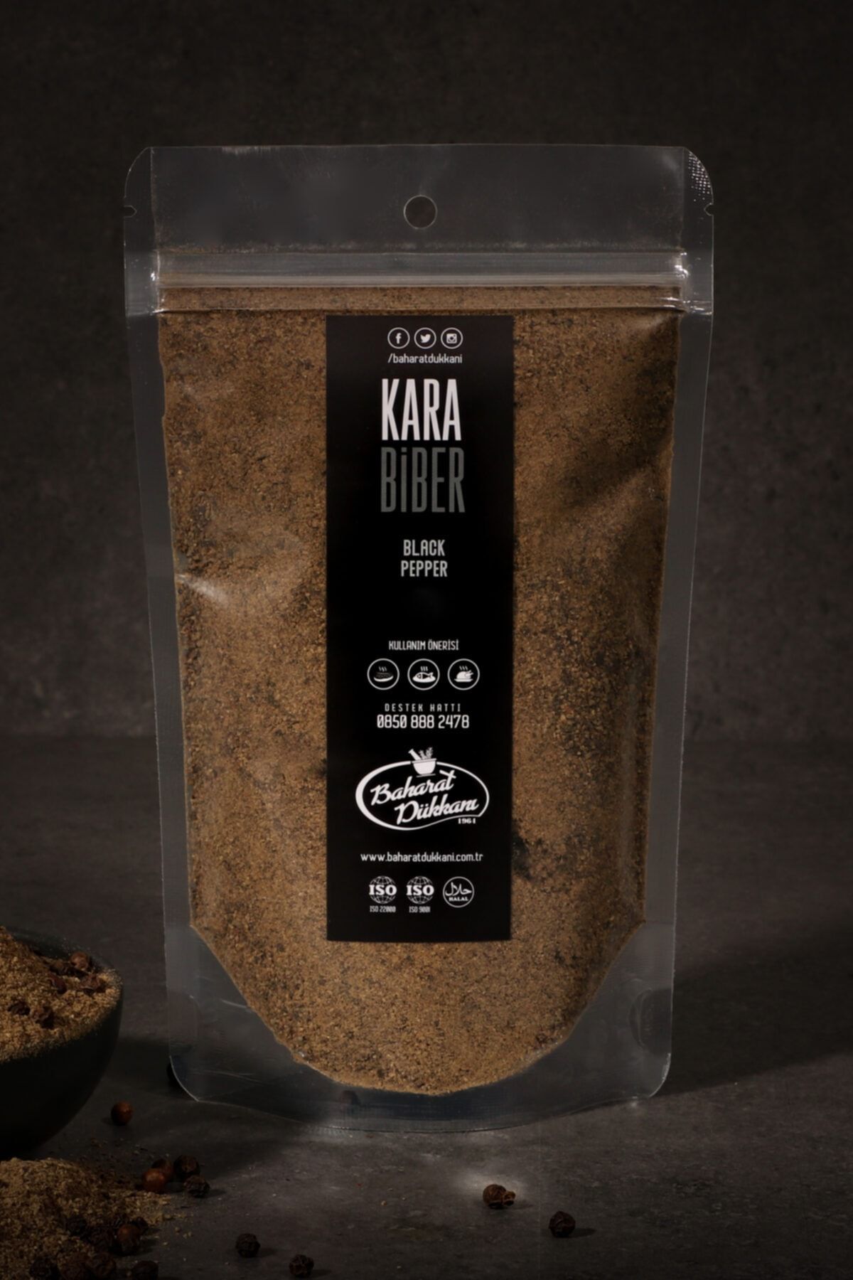Baharat Dükkanı Karabiber (Öğütülmüş) 60gr