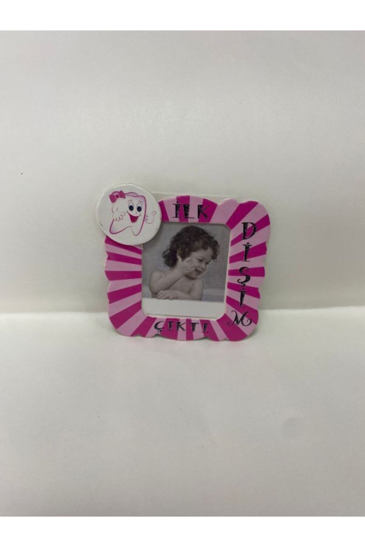 Erler Ambalaj Erler Amb.ilk Dişim Çıktı Pembe Magnet 25 Adet 7x6,5cm