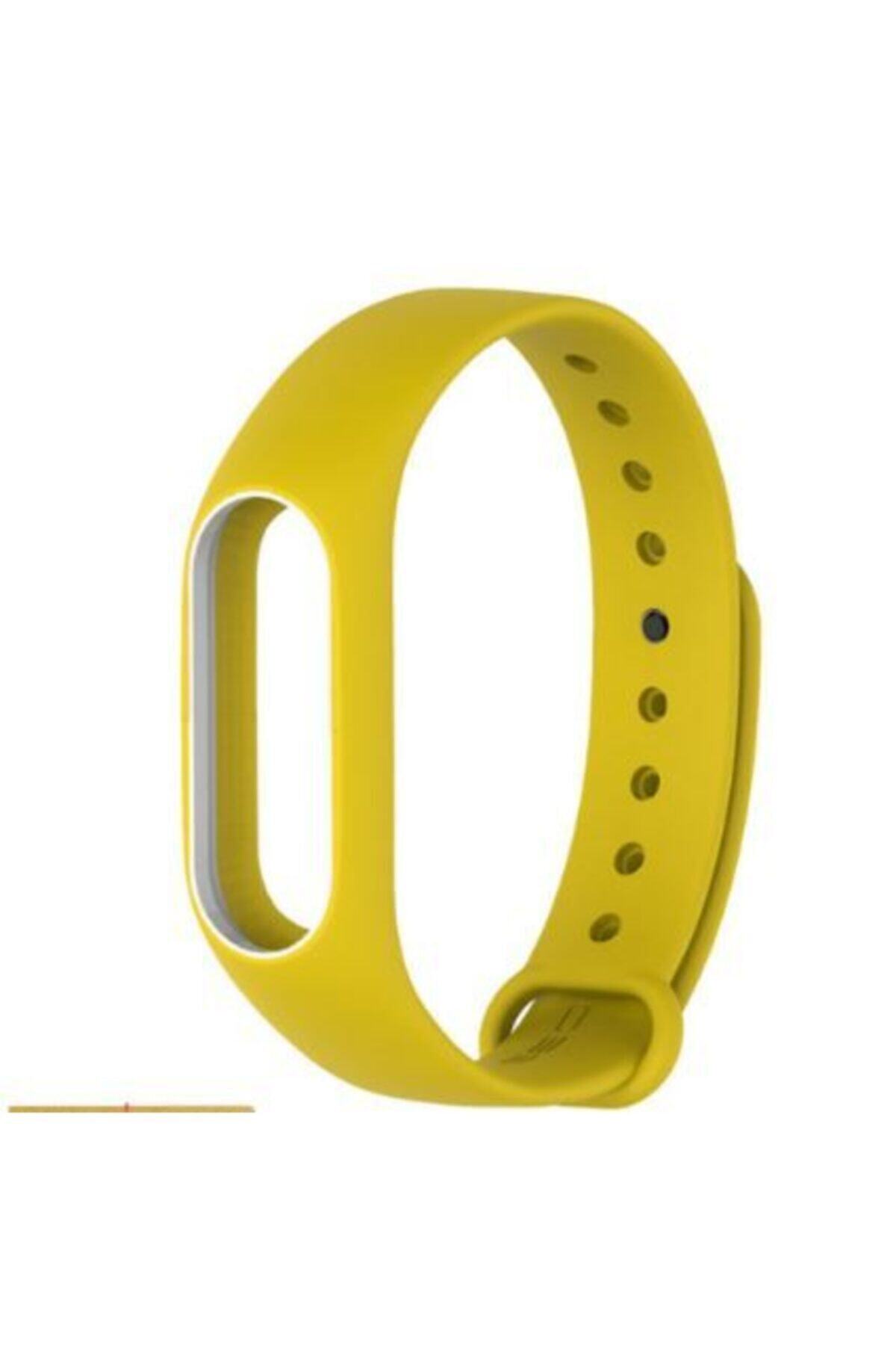 Ally Mobile Xiaomi Mi Band 2 Akılı Bileklik Kordonu Beyaz Çerçeveli Uyumlu