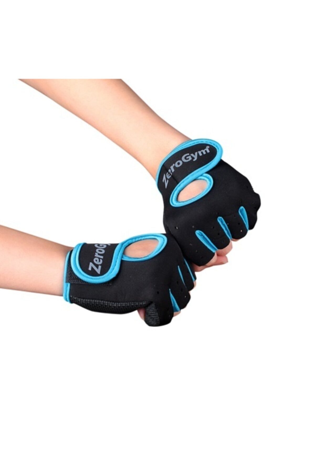 ZEROGYM Fitness Eldiveni - Likralı Cırtlı Spor Eldiveni | Halter, Ağırlık, Kürek, Halat Için Ideal