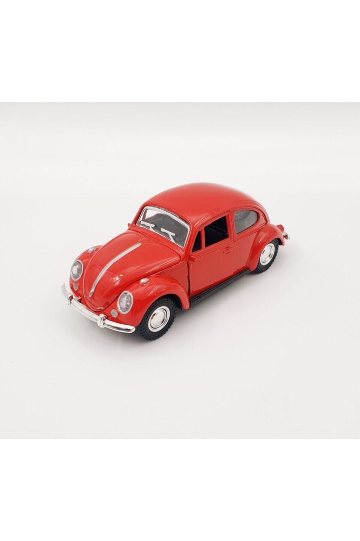 RENGVO -vosvos Beetle Çek Bırak Metal Araba 12,5 Cm.
