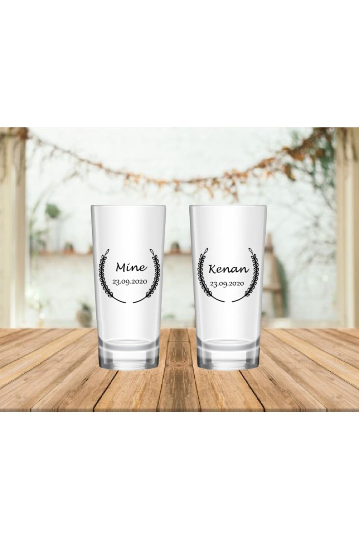 Aslanhan Baskı Ikili Rakı Bardağı Kişiselleştirilebilir