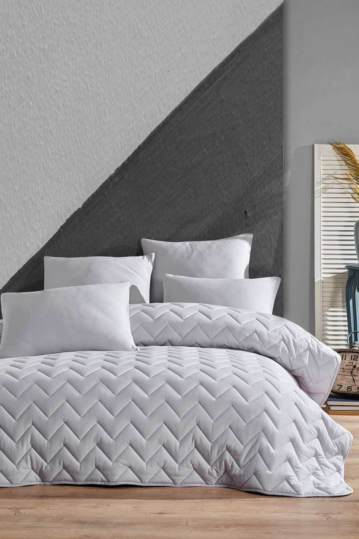 Elart Comfort Yeni Nesil Uyku Seti - 4 Parça Plume Gri  200x220 cm