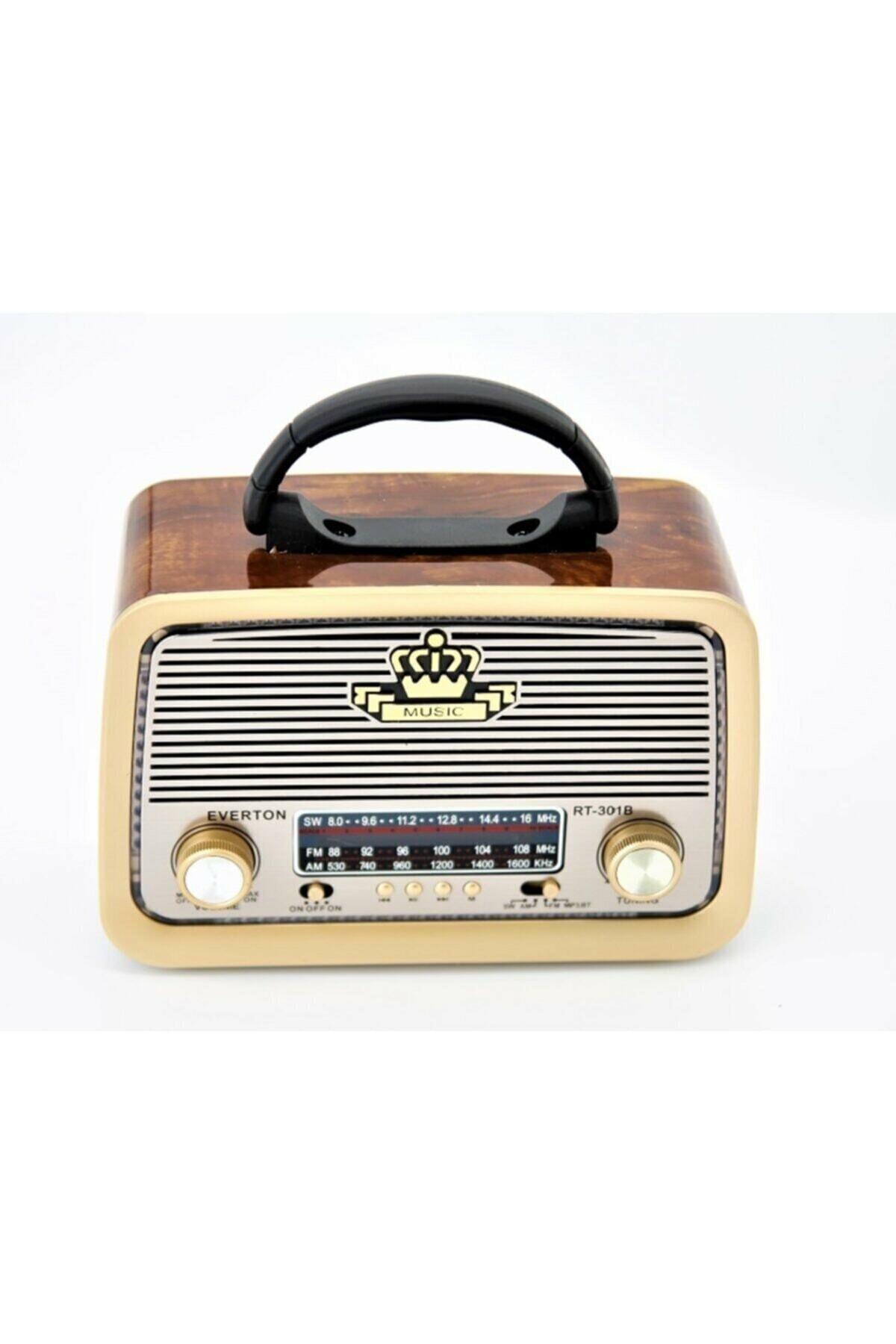 Bal Ticaret Rt 301b Bluetooth Nostalji Şarjlı 3 Band Radyo Usb Sd