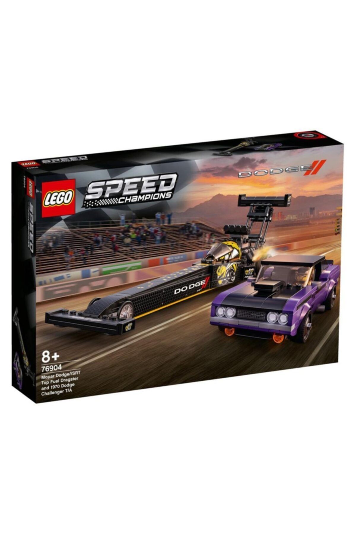 LEGO Speed Champions, Mopar Dodge//srt Top Fuel Dragster And 1970 Dodge Challenger T/a